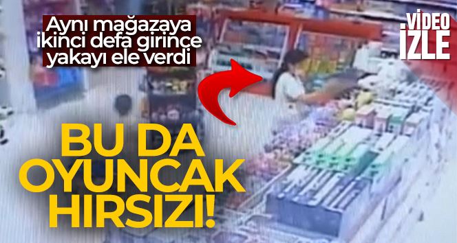 İstanbul’da oyuncak hırsızı kadın kamerada: Aynı mağazaya gelince yakalandı