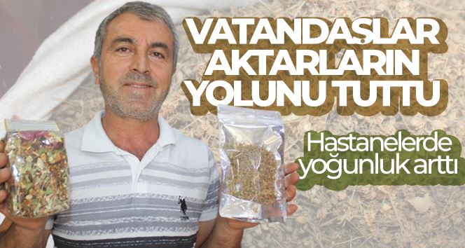 Hastanelerde yoğunluk arttı, gripten korunmak isteyen vatandaşlar aktarların yolunu tuttu