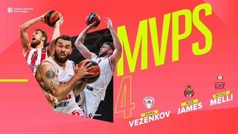 Euroleague’de haftanın MVP’leri belli oldu
