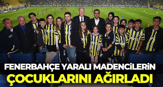 Fenerbahçe, yaralı madencilerin çocuklarını ağırladı