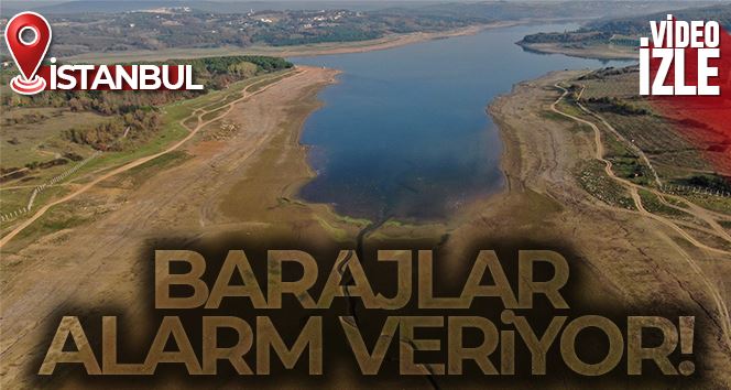 İstanbul barajları alarm veriyor: Ömerli Barajında su metrelerce çekildi