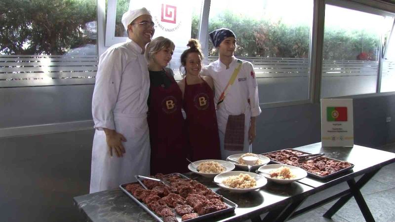 Beykoz’da, Avrupalı gençler ülkelerinin yöresel lezzetlerinin rüzgarını estirdi