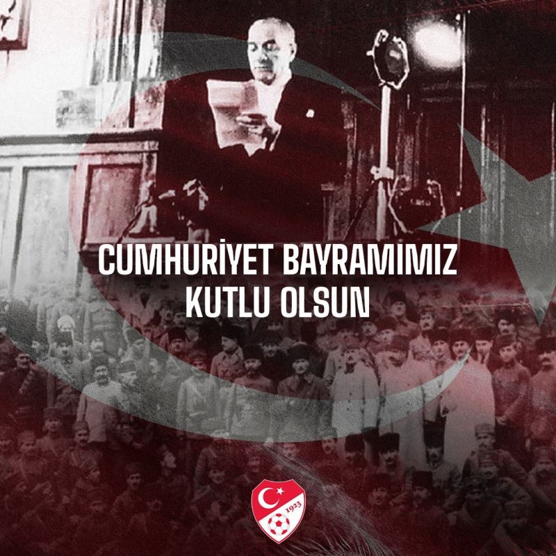 Kulüplerden 29 Ekim Cumhuriyet Bayramı mesajı
