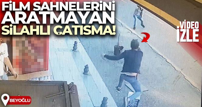 İstanbul’da film sahnelerini aratmayan silahlı çatışma kamerada