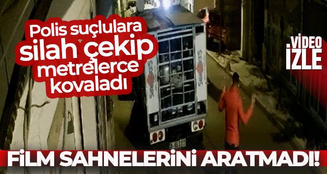 Şişli’de nefes kesen kovalamaca kamerada: Polis suçluları silah çekip metrelerce kovaladı