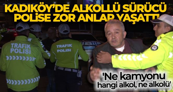 Kadıköy’de alkollü sürücünün arkadaşı: 