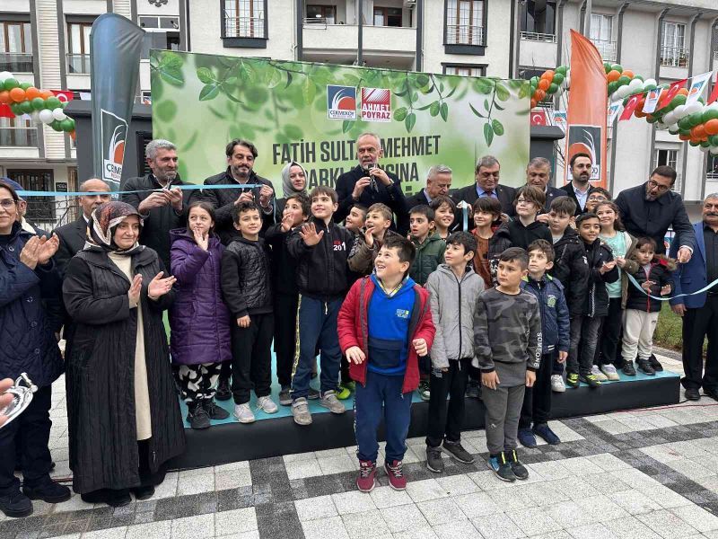 Çekmeköy Fatih Sultan Mehmet Parkı yenilendi