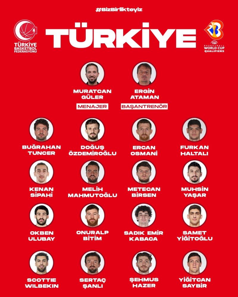 Millilerin aday kadrosu belli oldu
