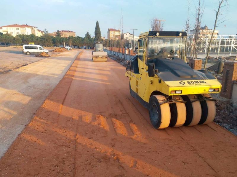 Sağlıklı Yaşam Parkı’na yeni yollar yapılıyor