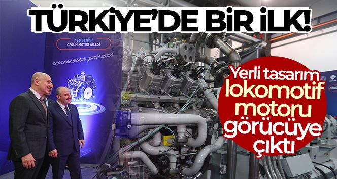 Türkiye’nin ilk yerli lokomotifi Özgün Motor görücüye çıktı