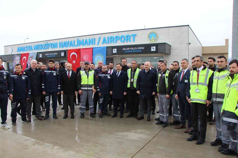 Amasya-Merzifon Havalimanı’na yeni terminal binası: Yolcu kapasitesi 700 bine çıkarıldı