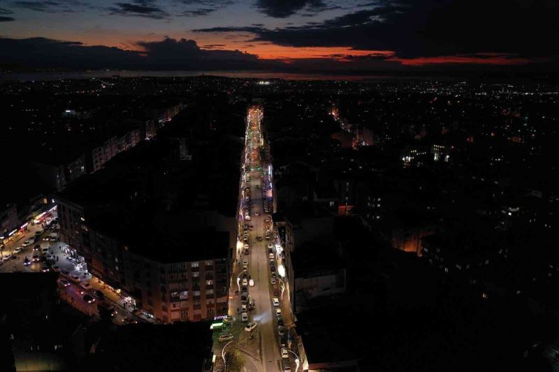 Gebze’nin 6 caddesi ışıl ışıl oldu