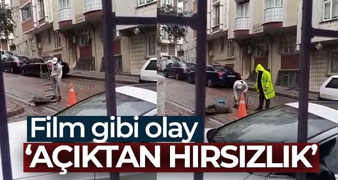 İstanbul’da “bakım yapıyoruz” yalanıyla kablo çalan hırsızlar yakalandı