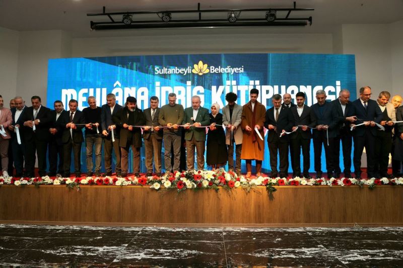 TBMM Başkanı Şentop, Sultanbeyli’de ’Mevlana İdris Kütüphanesi’nin açılış törenine katıldı
