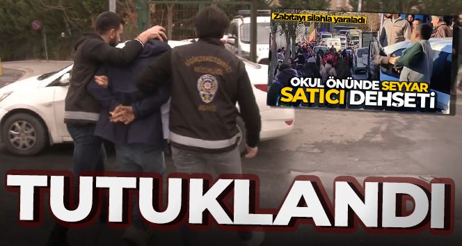 Okul önünde zabıtayı vuran seyyar satıcı tutuklandı