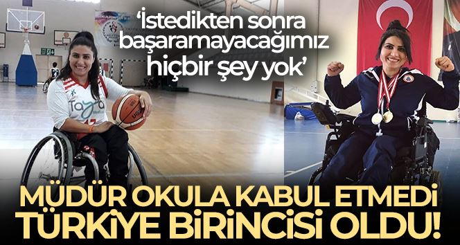 Dramdan doğan başarı engelli sporcu Elif Çelik: 