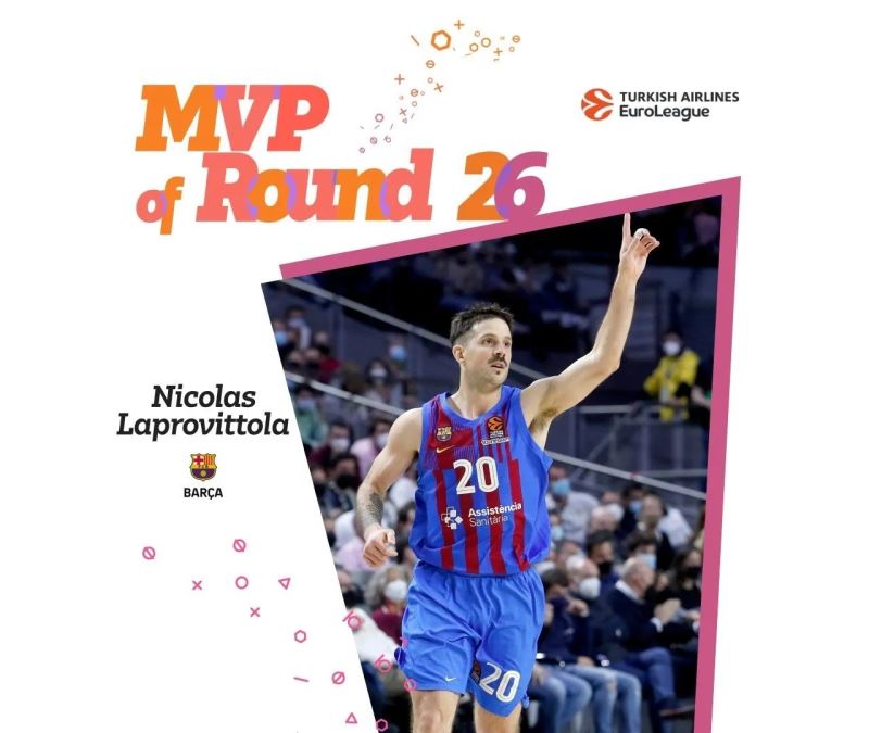 THY Euroleague’de 26. haftanın MVP’si Nicolas Laprovittola
