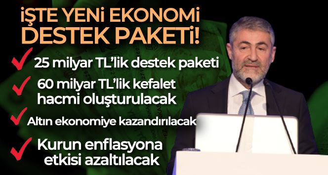 Bakan Nebati ekonomide yeni destek paketini açıkladı