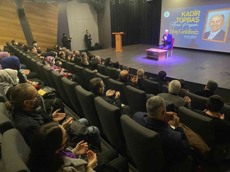 Kadir Topbaş vefatının birinci yılında Beykoz’da anıldı
