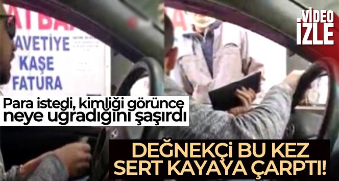 Kadıköy’de polisten para isteyen değnekçi yakayı ele verdi