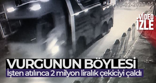 Çekmeköy’de çekici vurgunu: İşten atılınca 2 milyon liralık çekiciyi çaldı