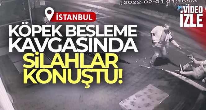 İstanbul’da silahlı “köpek besleme” kavgası: Çatıştı, kafasını tekmeledi, yetmedi yerde vurdu