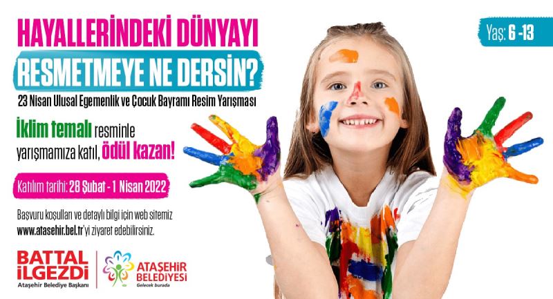 ‘23 Nisan Resim Yarışması’ ile çocukların hayalleri renklerle buluşacak
