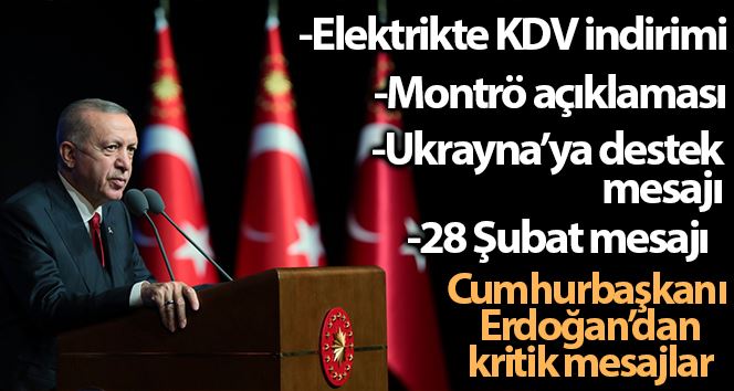 Kritik kabine sonrası Cumhurbaşkanı Erdoğan