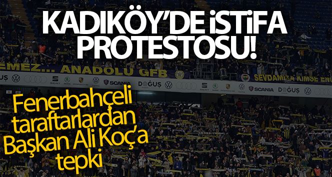 Kadıköy’de istifa protestosu