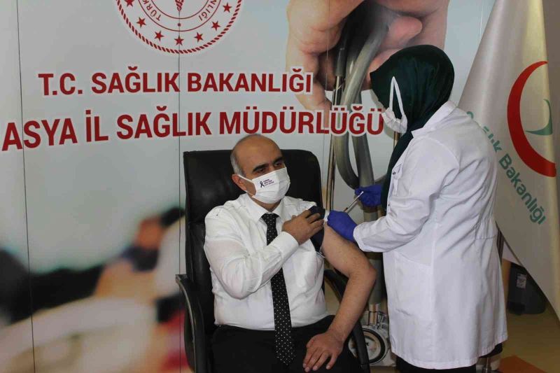 Amasya’da yerli aşı Turkovac uygulanmaya başlandı
