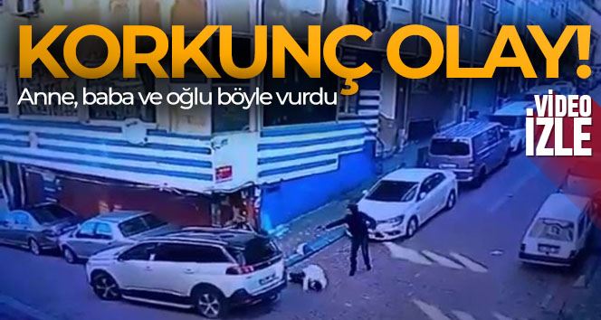 Zeytinburnu’nda silahı saldırı kamerada