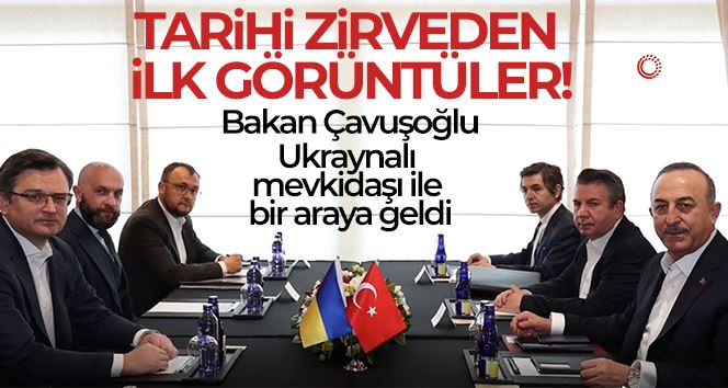 Bakan Çavuşoğlu, Kuleba ile üçlü toplantı öncesinde görüştü