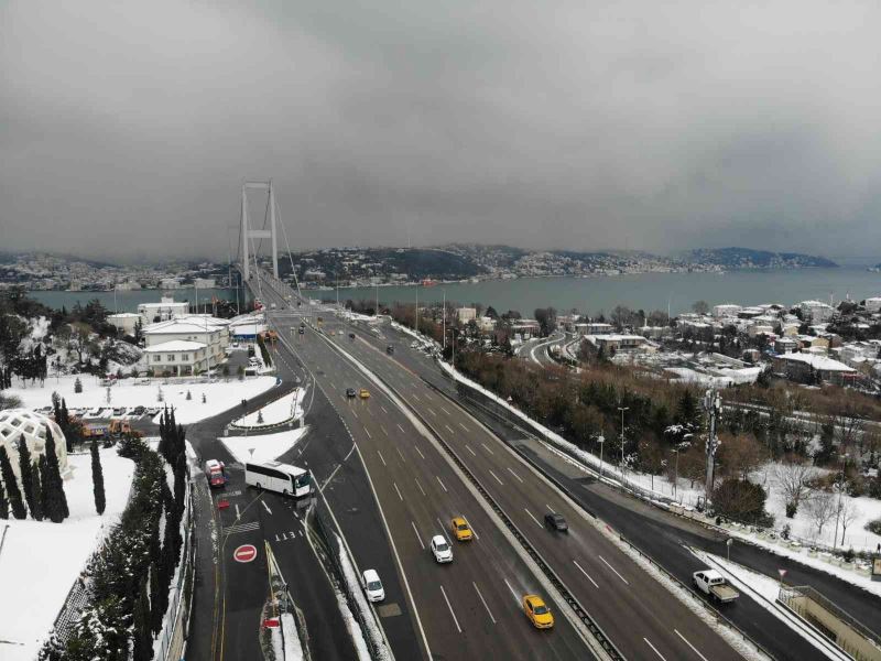 İstanbul’da sürücüler uyarılara uydu, 15 Temmuz Şehitler Köprüsü boş kaldı