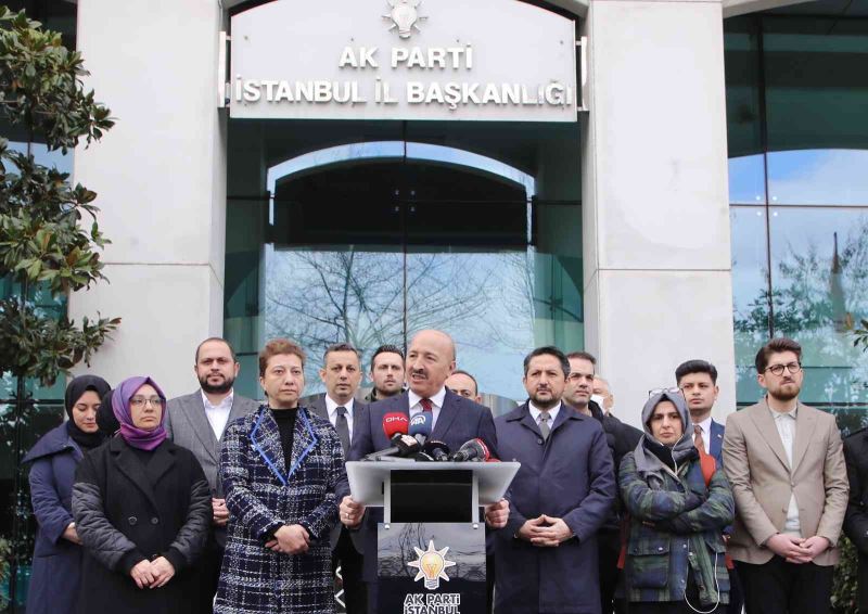 AK Parti İstanbul İl Başkanlığı’ndan İBB’ye 