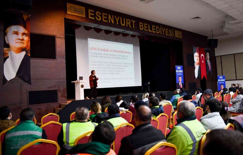 Esenyurt Belediyesi’nden personeline “İş Sağlığı ve Güvenliği Eğitimi”