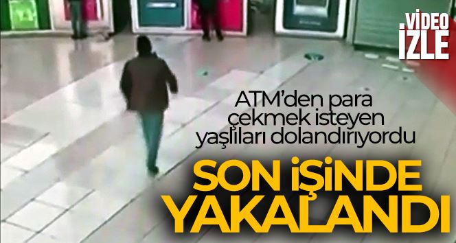 ATM’den para çekmek isteyen yaşlıları 