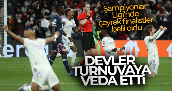 Şampiyonlar Ligi’nde çeyrek finalistler belli oldu