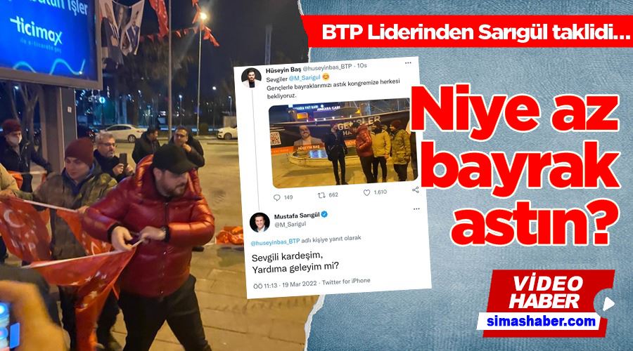 Hüseyin Baş’tan Sarıgül taklidi : Niye az bayrak astın?