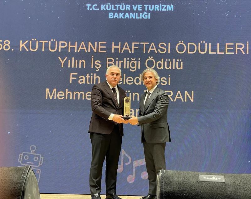 Kültür ve Turizm Bakanlığı’ndan Fatih Belediyesi’ne ödül