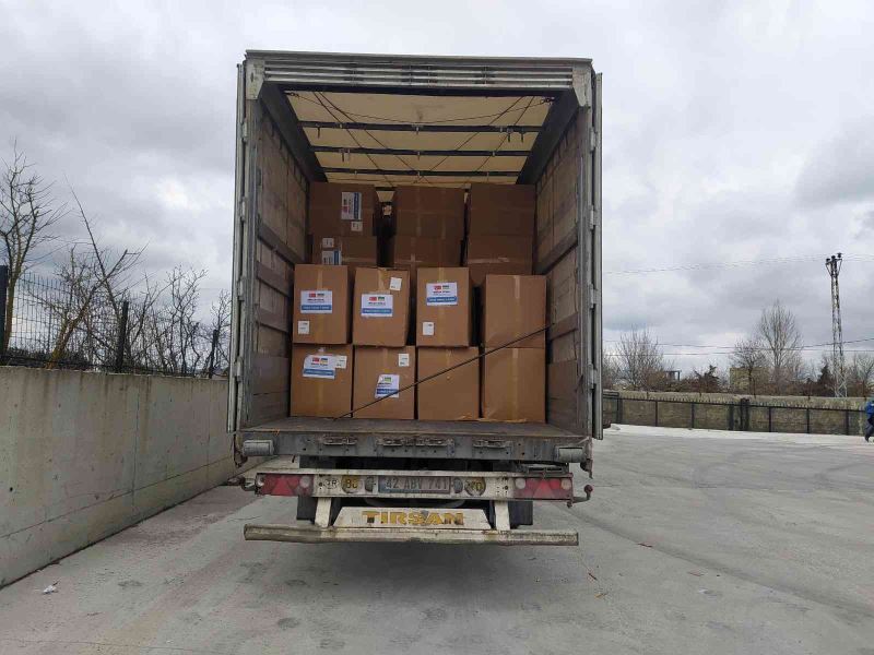 Türkiye’de toplanan yardımlar Ukrayna’ya doğru yola çıktı