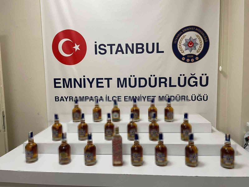 İstanbul’da sahte alkol imalathanesine operasyon
