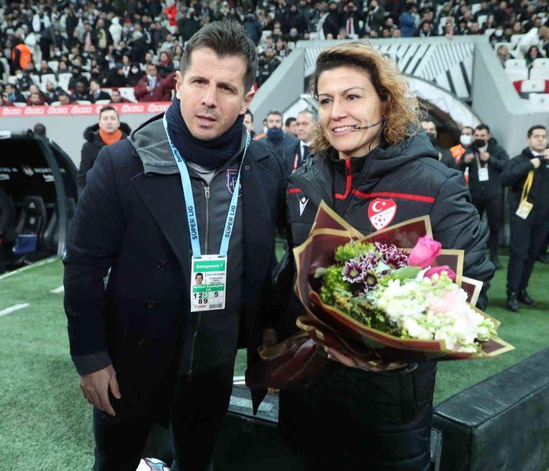 Emre Belözoğlu’ndan, Melis Özçiğdem’e jest
