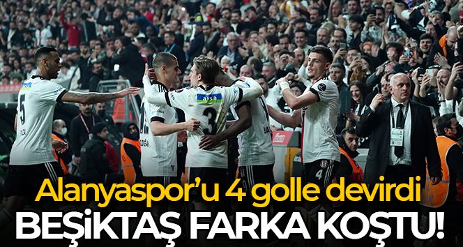 Spor Toto Süper Lig: Beşiktaş: 4 - Alanyaspor: 1 (Maç sonucu)