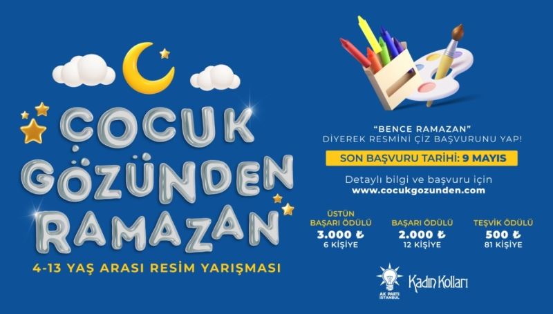 AK Parti İstanbul’dan ‘Çocuk Gözünden Ramazan’ Yarışması
