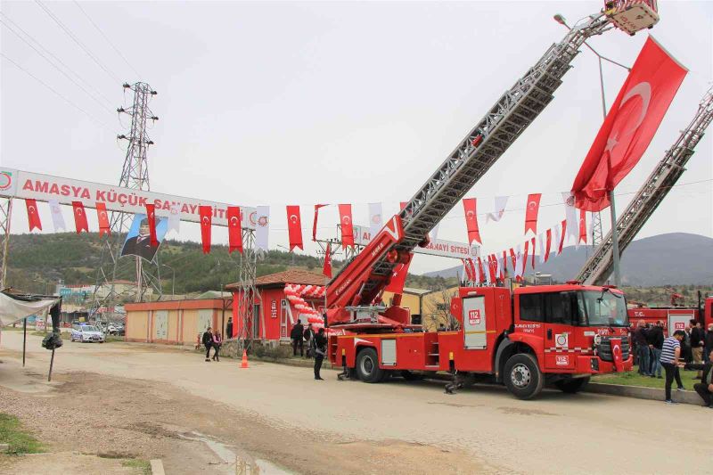 Amasya’da sanayi sitesine itfaiye istasyonu açıldı