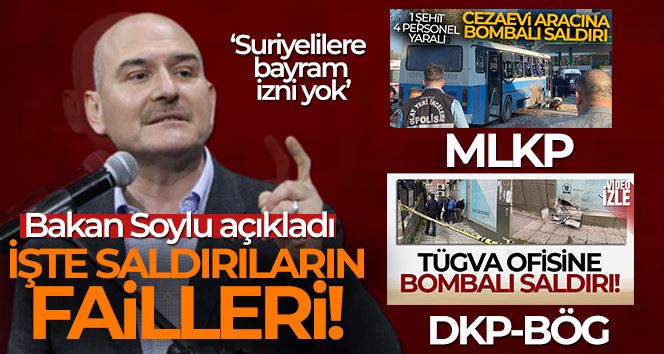 Bakan Soylu: 