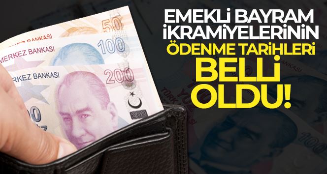 Emekli bayram ikramiyeleri 27-29 Nisan