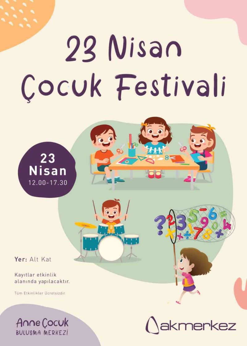 Çocuklar 23 Nisan Ulusal Egemenlik ve Çocuk Bayramı’nı özel etkinliklerle kutlayacak
