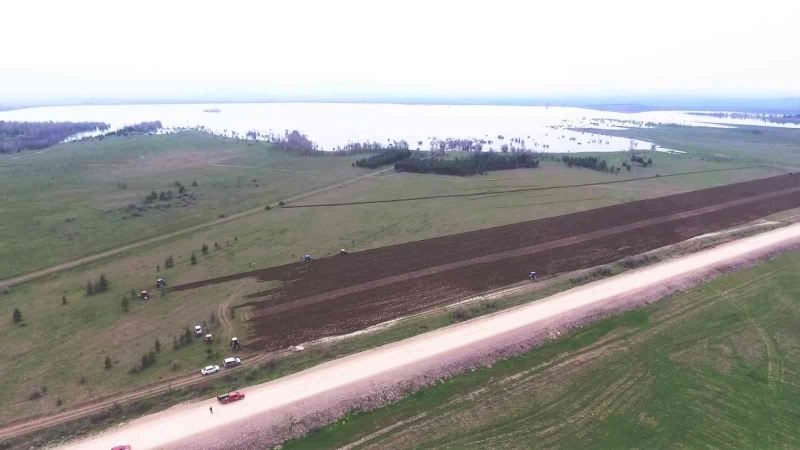Amasya’da Yedikır Barajı’nın kıyısı tarımsal üretime kazandırılıyor
