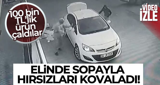 100 bin TL’lik soygun yaptılar, 80 yaşındaki adamdan sopayı yiyince kaçtılar